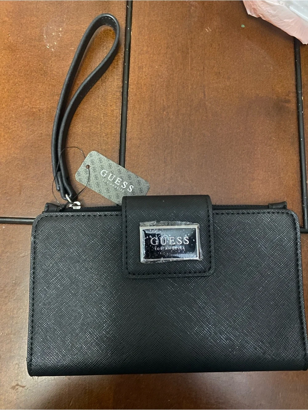 Guess- Abree Slg Phone Organizer Wristlet Clutch